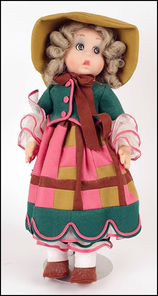 A LENCI HAT GIRL DOLL.: A LENCI HAT GIRL DOLL. La Modestina. In original box. Model CA253. With certificate of authenticity H: 20''