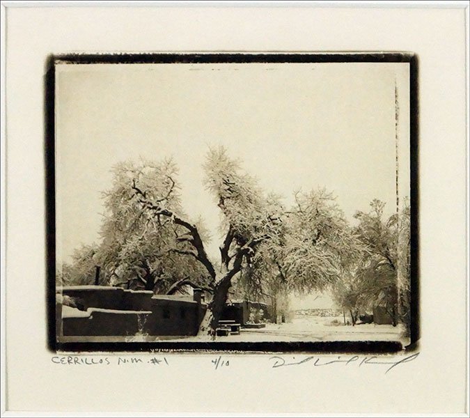 DAVID MICHAEL KENNEDY (AMERICAN, B. 1950) CERRILLOS, N.: DAVID MICHAEL KENNEDY (AMERICAN, B. 1950) CERRILLOS, N. M. #1. Platinum palladium print. Signed LR. Frame: 14" x 17" Sight: 5.5" x 6"