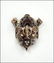 A VICTORIAN 10 KARAT YELLOW GOLD AND CULTURED PEARL