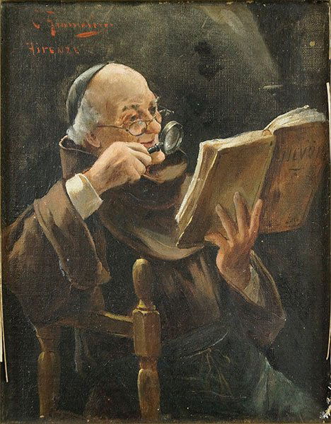 C. GIANCALINI (ITALIAN, 19TH/20TH CENTURY) A MONK (1 of 2)