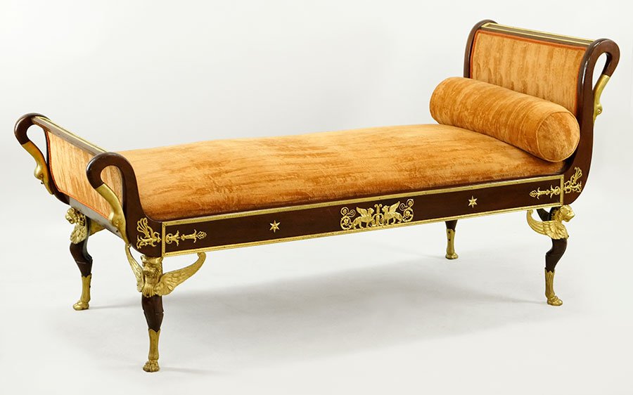 A French Empire Style Day Bed. (1 of 1)