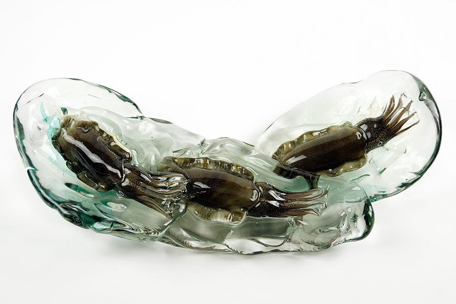 An Alfredo Barbini for Murano Glass Squid Sculpture. (1 of 1)