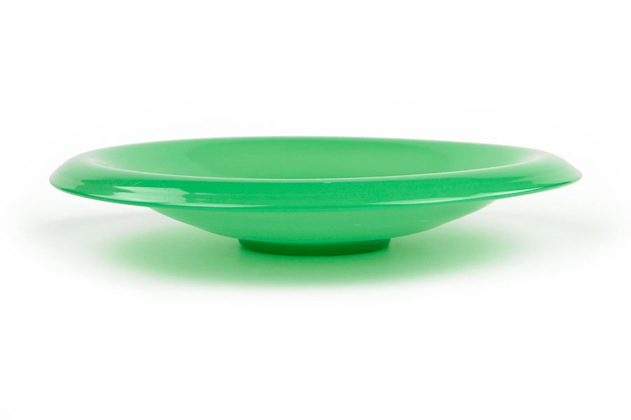 A Steuben Jade Green Glass Bowl. (1 of 2)