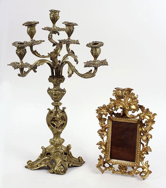 A Rococo Style Giltwood Frame. (1 of 1)