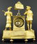A 19th Century French Empire Gilt Bronze Clock. - 2