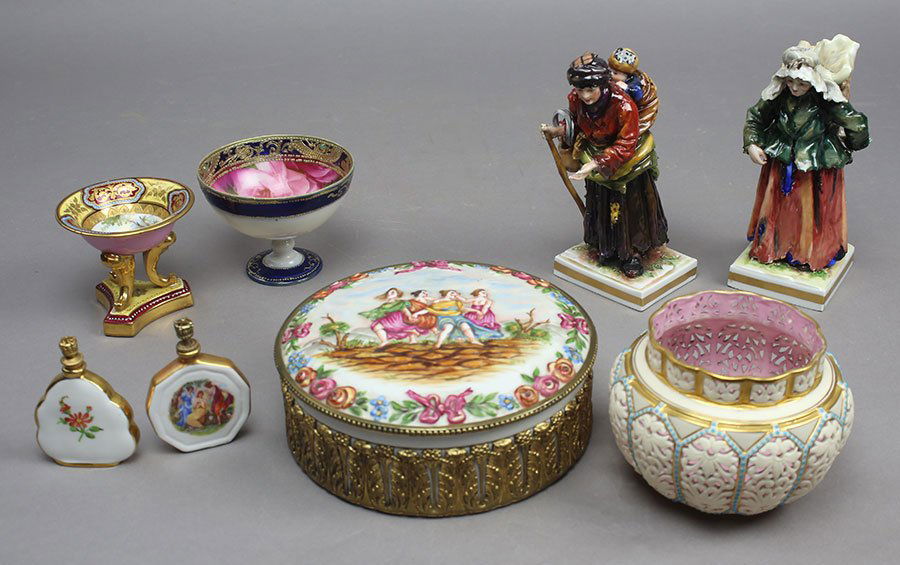 Two German Porcelain Figures. (1 of 1)