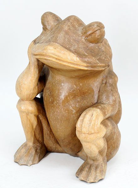 A Carved Wood Frog. (1 of 1)