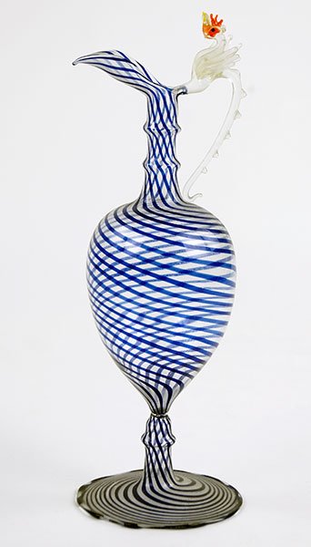A Murano Venetian Glass Pitcher. (1 of 1)