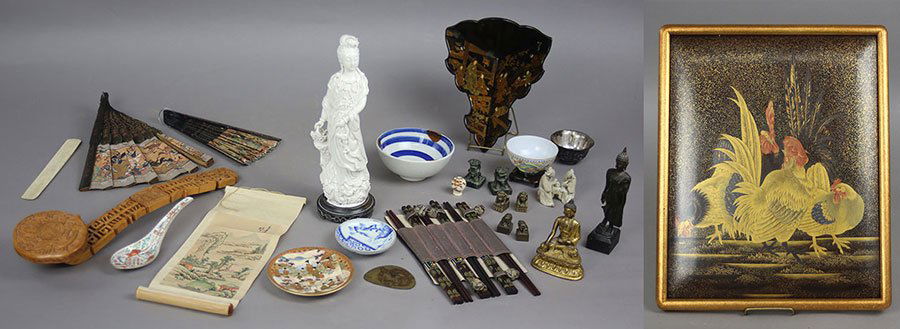 A Collection of Asian Decorative Items. (1 of 1)