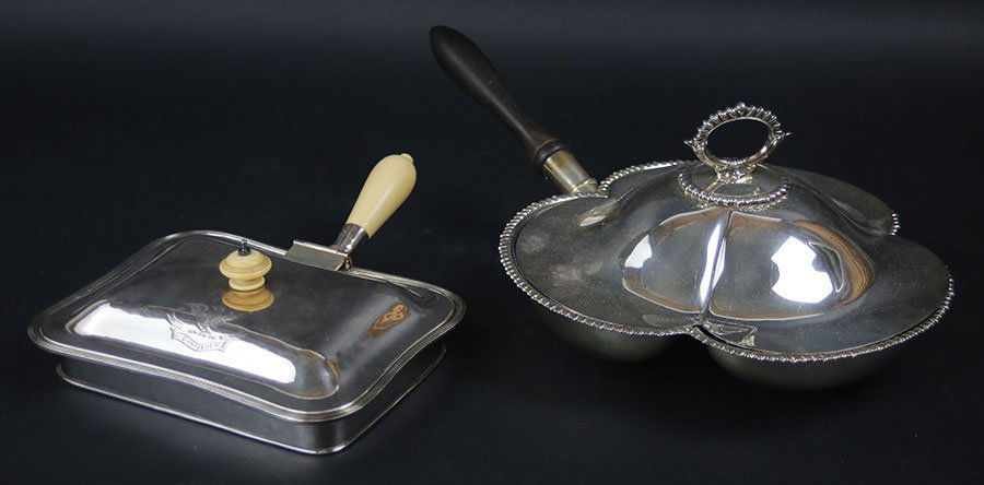 A Silver Soldered Covered Serving Dish. (1 of 1)