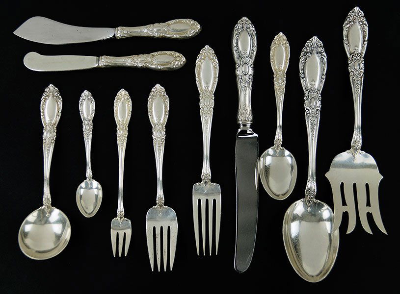 A Towle Sterling Silver Flatware Service in the King (1 of 1)