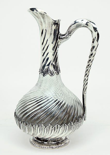 A 19th Century French Silver Mounted Ewer. (1 of 1)