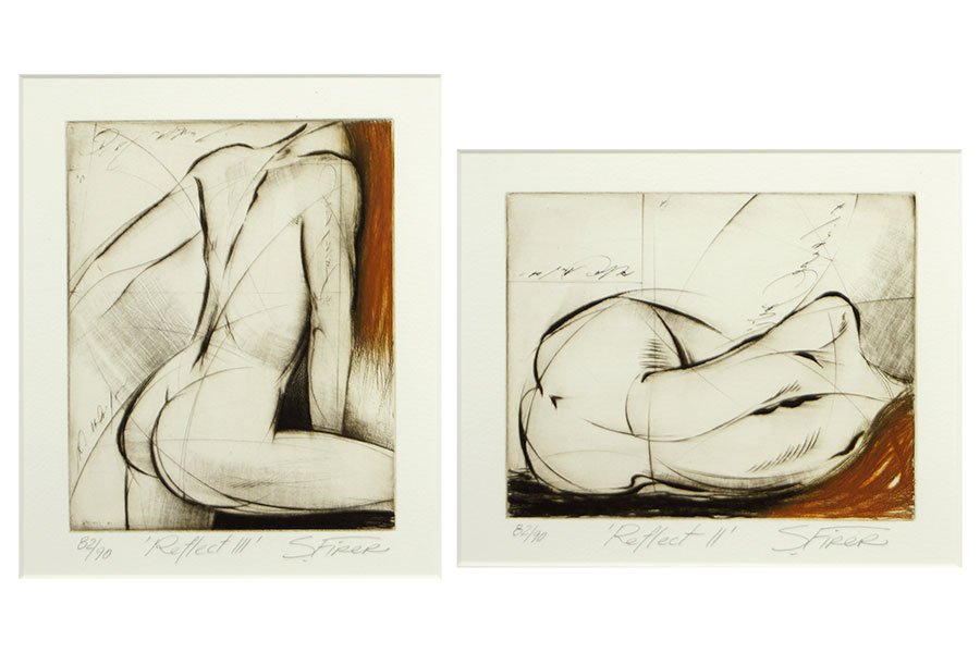 Sergei Firer (Russian, B. 1954) Reflect II and III. (1 of 1)