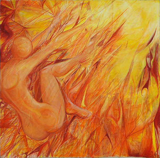 Kara James (American, 20th Century) Flowers #3. (1 of 3)