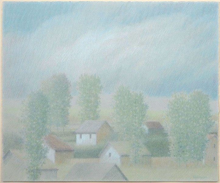 Robert Kipniss (American, B. 1931) Homes and Trees. (1 of 1)