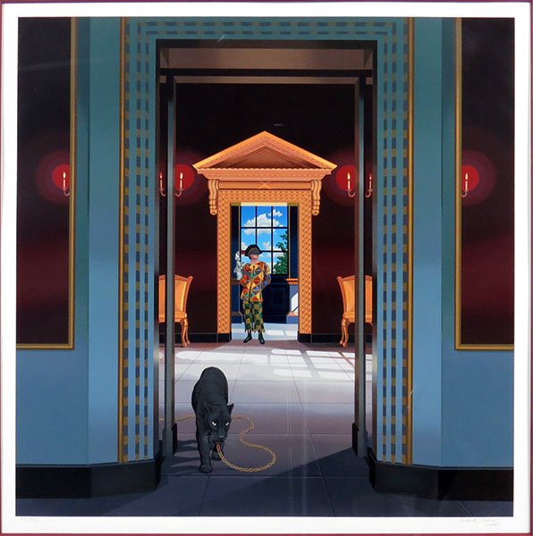 Frederick Phillips (British, B. 1953) Untitled.: Frederick Phillips (British, B. 1953) Untitled. Serigraph edition 45/50. Pencil signed LR Sight: 36" x 36"