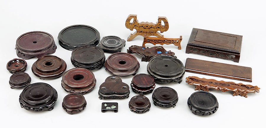 A Collection of Chinese Stands.: A Collection of Chinese Stands. Varying sizes