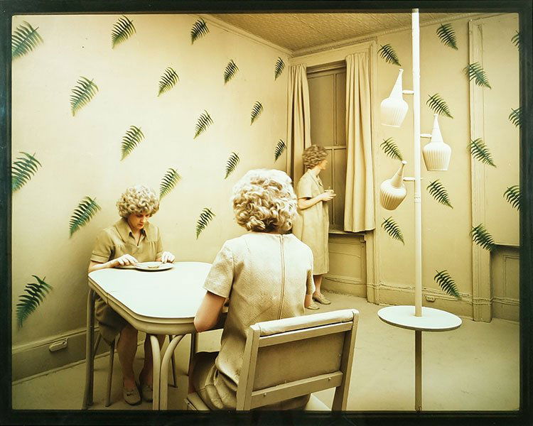 Sandy Skoglund (American, B. 1946) Ferns: Sandy Skoglund (American, B. 1946) Ferns. Color photograph Sight: 28" x 35" Frame: 35.25" x 42.25"