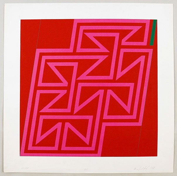 Manfred Graf (German, B. 1928) A Set of Five 'K1': Manfred Graf (German, B. 1928) A Set of Five 'K1' Prints. Color serigraphs, all pencil numbered LL, pencil titled lower center, and pencil signed and dated 1968 LR All sheets: 19.75" x 19.75"