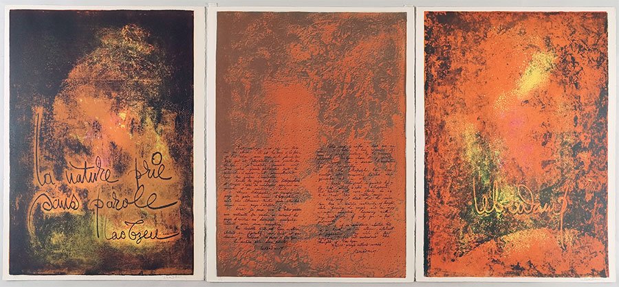 Lebadang (Vietnamese, B. 1921) Nature Prie Sans Parole,: Lebadang (Vietnamese, B. 1921) Nature Prie Sans Parole, 1967. Portfolio of eleven color lithographs. Each lithograph is pencil marked CV/CL LL and pencil signed LR Each Plate: 29" x 20.5"