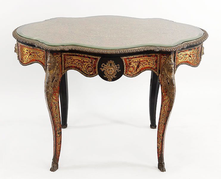 A 19th Century French Boulle Table. (1 of 3)