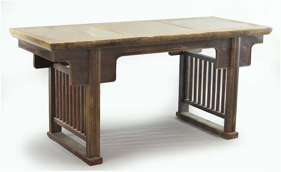 A 19th Century Chinese Elmwood Console Table. (1 of 1)