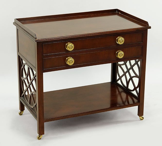 A Baker Mahogany Table. (1 of 1)