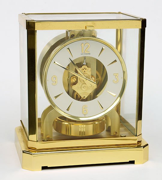 A Le Coultre Brass Atmos Mantle Clock. (1 of 2)