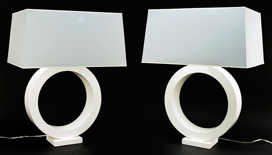 A Pair of Contemporary Table Lamps. (1 of 1)