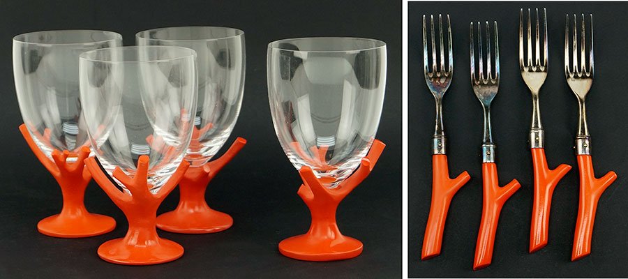 A Daum 'Coral' Table Service. (1 of 1)