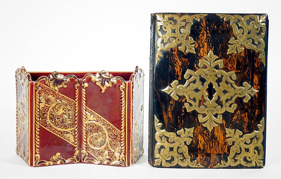 A Victorian Coromandel Wood and Brass Letter Folio. (1 of 1)