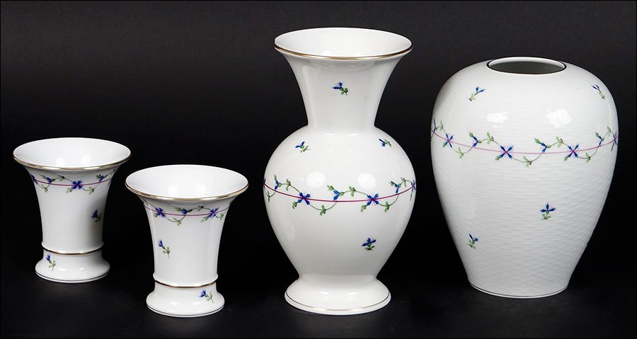 A Pair of Herend Porcelain Vases. (1 of 1)