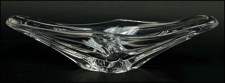 A Daum Clear Crystal Bowl. (1 of 1)