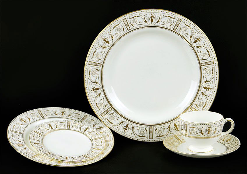 A Wedgwood Porcelain Partial Dinner Service. (1 of 1)