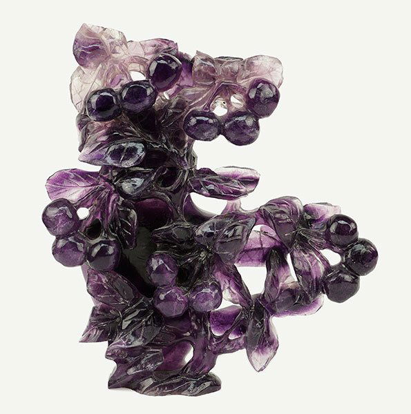 A Carved Amethyst Vessel. (1 of 1)
