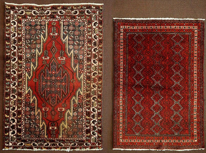 Two Persian Wool Rugs. (1 of 1)