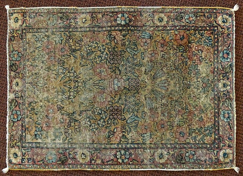 A Kirman Prayer Mat. (1 of 1)