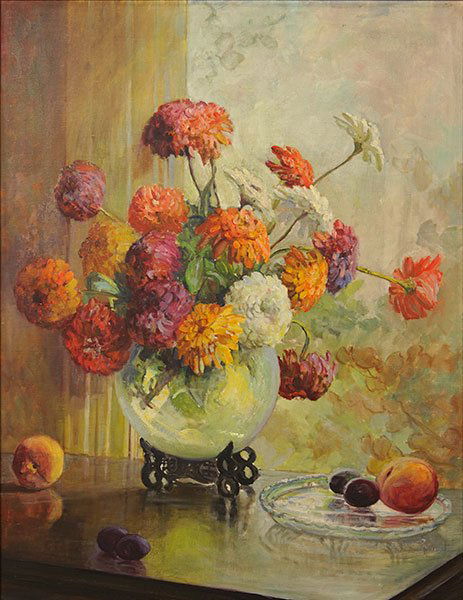 Adele Brunet (American, 1871-1963) Still Life With (1 of 3)