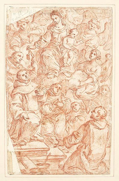 Artist Unknown (Flemish, 17th Century) Virgin Enthroned (1 of 4)