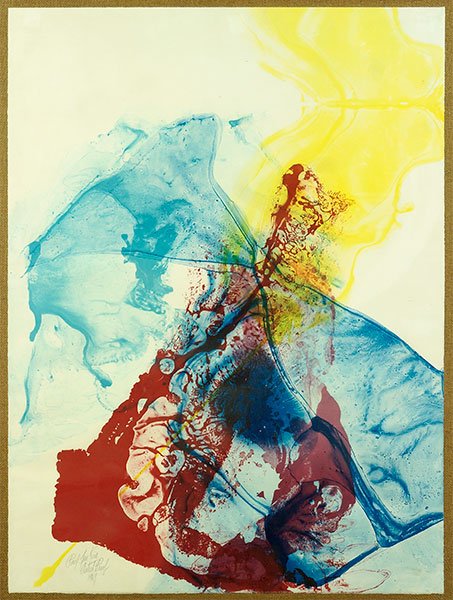 Paul Jenkins (American, 1923-2012) Untitled Abstract. (1 of 1)