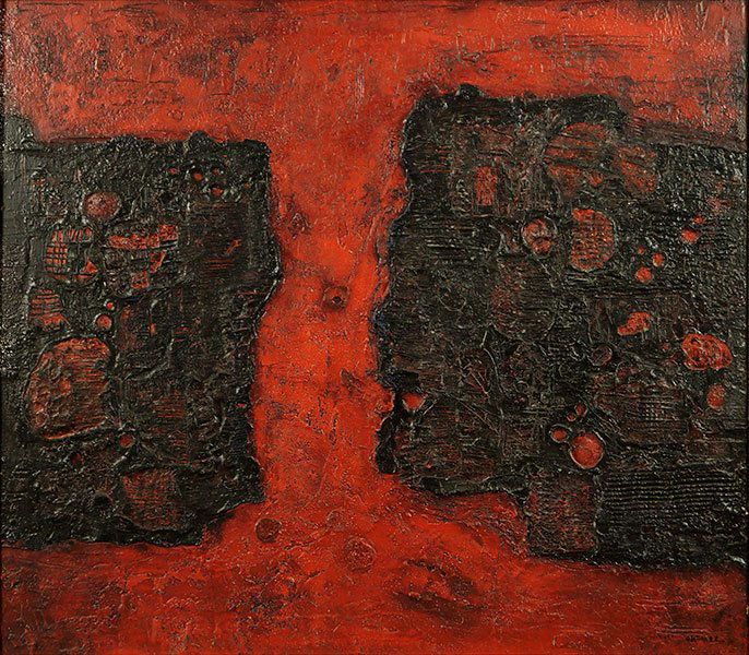 Efren Ordonez (Mexican, B. 1927) Untitled Abstract. (1 of 1)