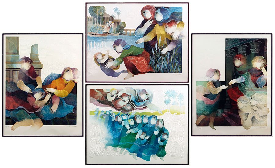 Sunol Alvar (B. 1935) Suite Biblique II. (1 of 5)