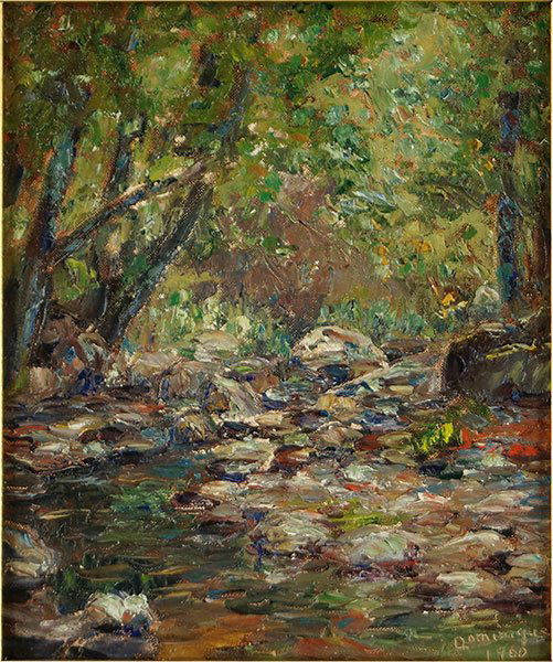 John Dominique (Swedish, 1893-1994) Landscape with (1 of 1)