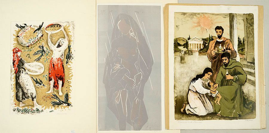A Collection Of 20th Century Lithographs. (1 of 1)
