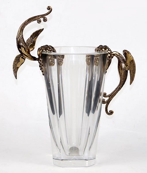 Romain De Tirtoff Erte for Baccarat Vase. (1 of 1)