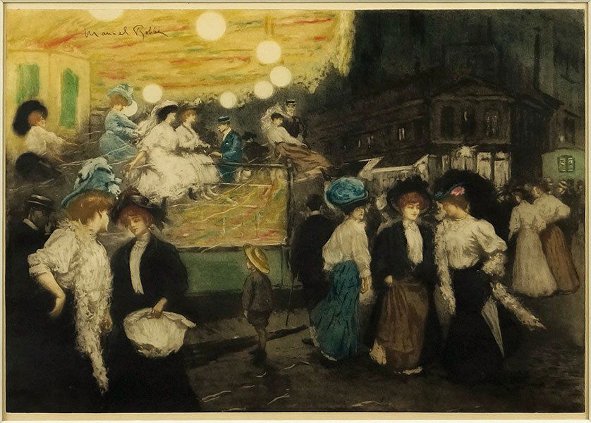Manuel Robbe (1872-1936) Le Manege. (1 of 1)