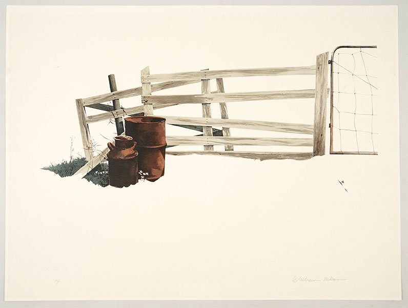 Marvin Nelson (American, B. 1942) Farmyard. (1 of 1)