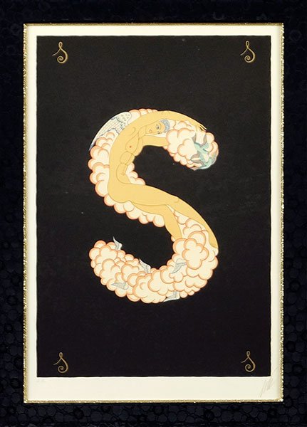Romain De Tirtoff Erte (1892-1990) The Letter S. (1 of 1)