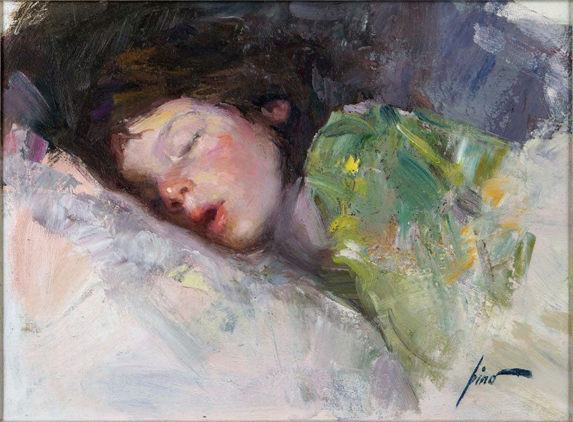 Guiseppe D'Angelico Pino (Italian, 1939-2010) Sleeping (1 of 5)