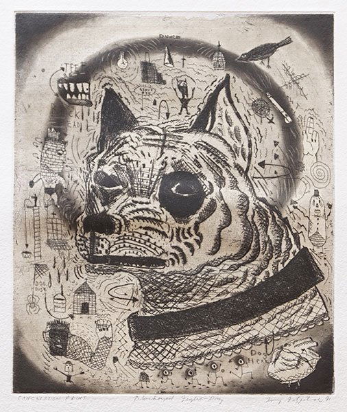 Tony Fitzpatrick (American, B. 1958) Black-Eyed Fight (1 of 1)